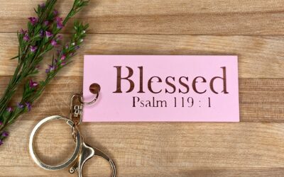 Keychain – Blessed  $5
